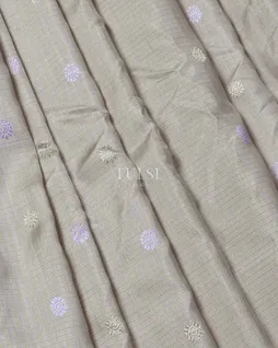 Grey Gadwal Silk Saree T4873224