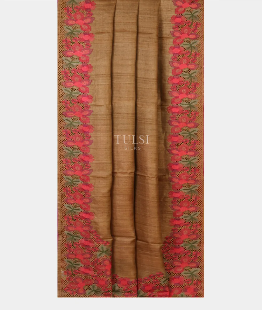 brown-tussar-cut-work-saree-t485443-t485443-b