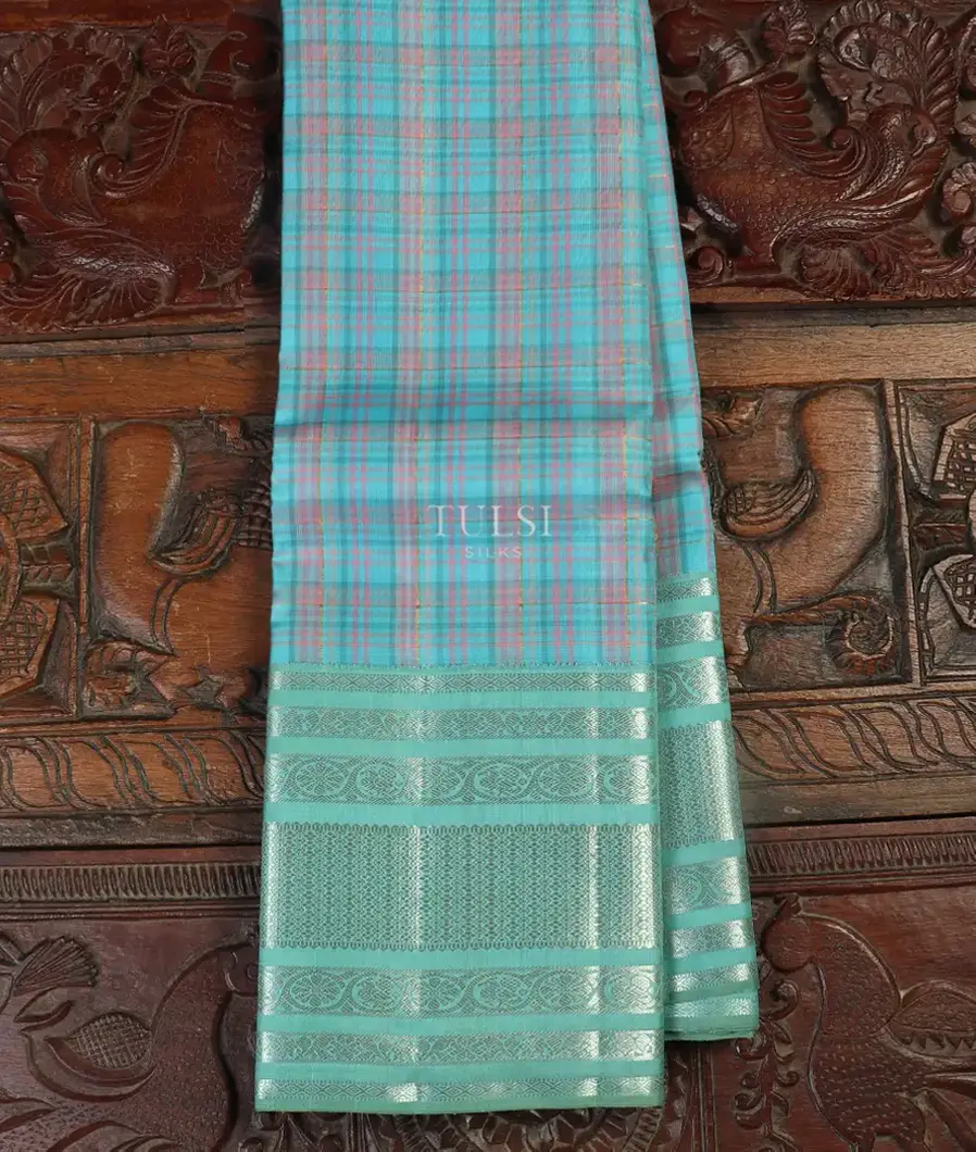 Multicolour Handwoven Kanjivaram Silk Saree T454018-image