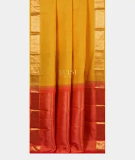 Yellow Kanjivaram Silk Saree T4278512