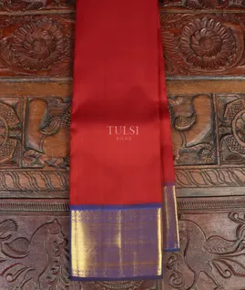 Red Kanjivaram Silk Saree T4787311