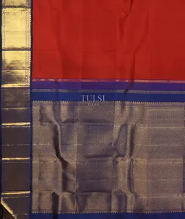 Red Kanjivaram Silk Saree T4787314