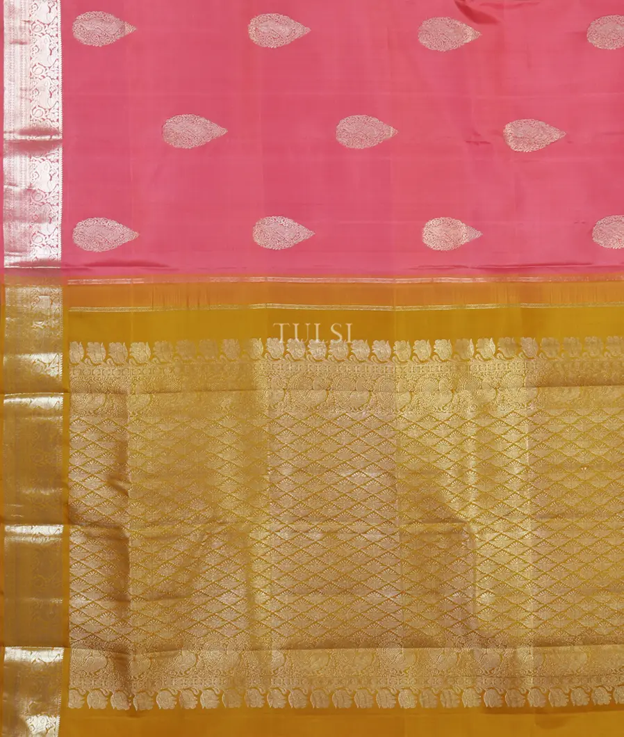 Pink Kanjivaram Silk Saree T4792624