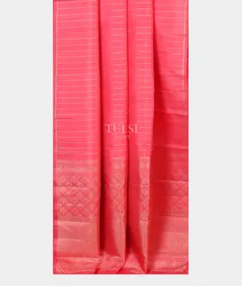 Pink Handwoven Kanjivaram Silk Saree T4653162
