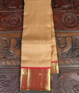 Beige Kanjivaram Silk Saree T4870911