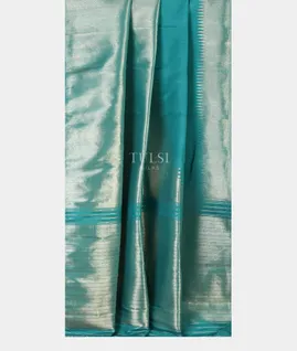 Blue Handwoven Kanjivaram Silk Saree T4779652