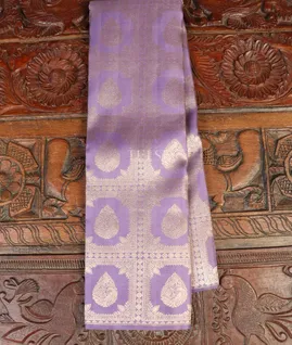 Lavender Handwoven Kanjivaram Silk Saree T4861681