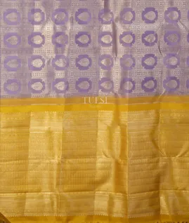 Lavender Handwoven Kanjivaram Silk Saree T4861684