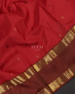 Red Kanjivaram Silk Saree T4536324