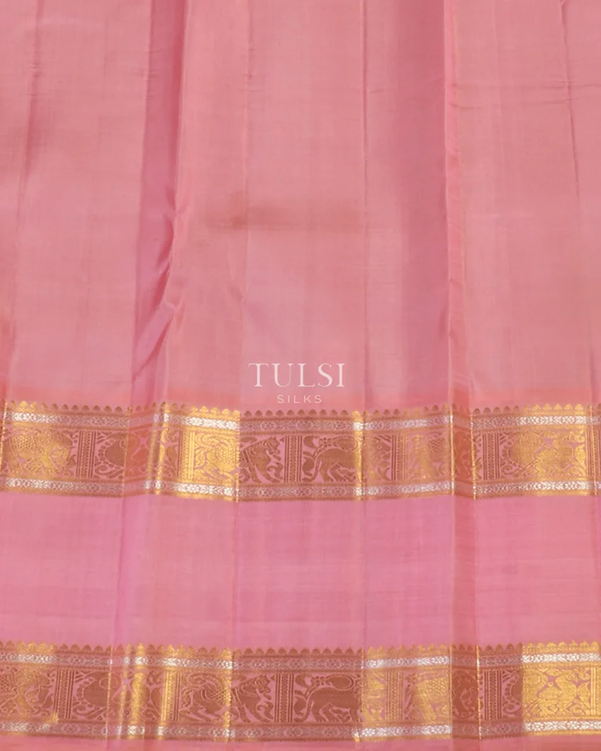 Purple Handwoven Kanjivaram Silk Saree T4704853