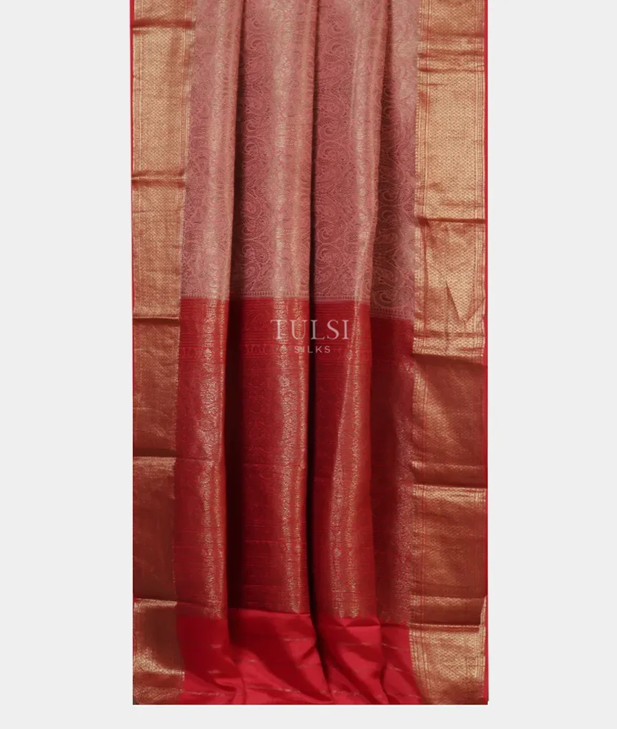 Pink Mysore Crepe Silk Saree T4283392
