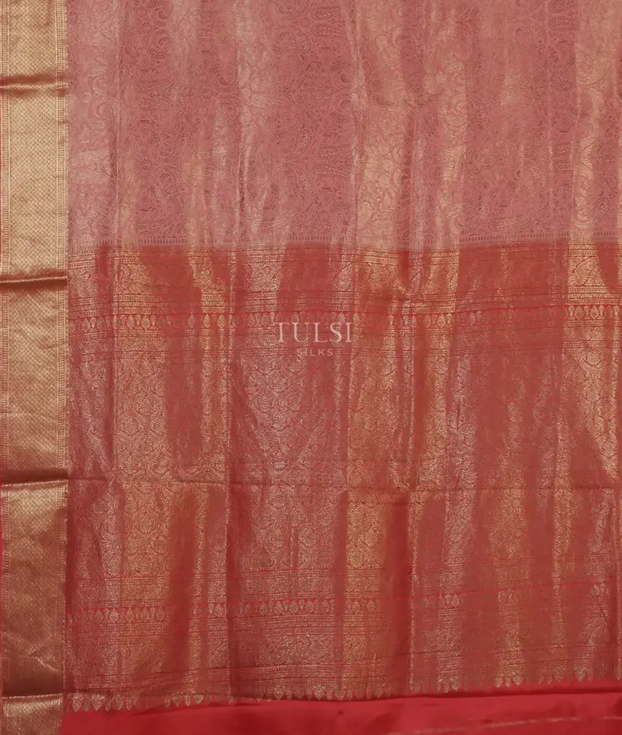 Pink Mysore Crepe Silk Saree T4283394