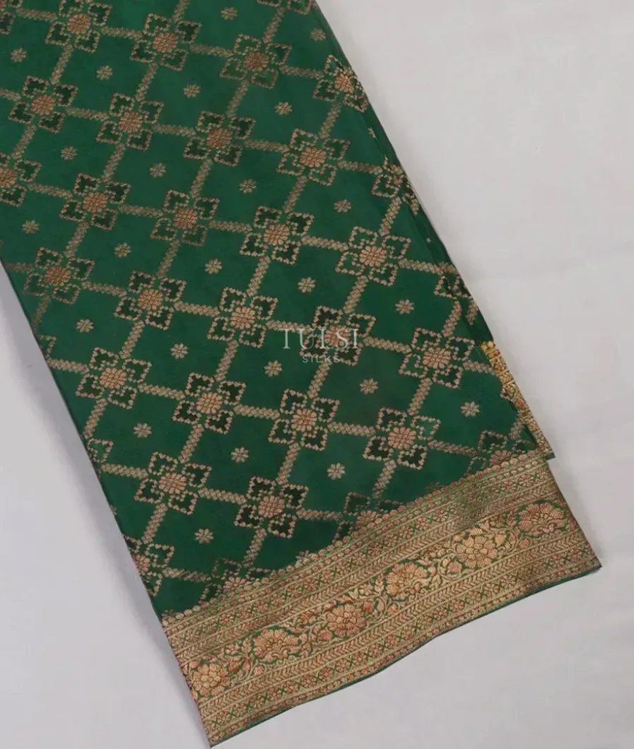 Green Mysore Crepe Silk Saree T454270-image