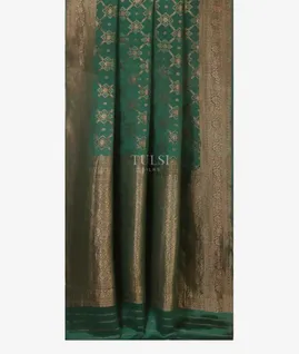 Green Mysore Crepe Silk Saree T4542702