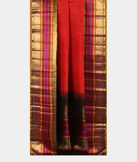 Red Handwoven Kanjivaram Silk Saree T3495832