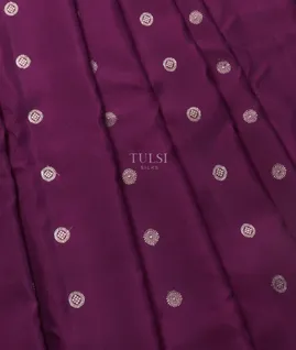 Purple Gadwal Silk Saree T4856324
