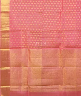 Pink Handwoven Kanjivaram Silk Dupatta T3788793