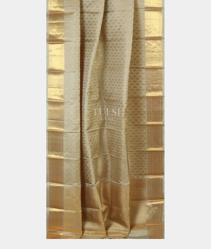 Grey Handwoven Kanjivaram Silk Dupatta T4404242