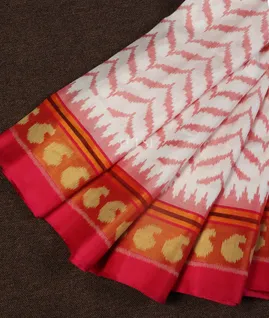 White patola Silk Saree T4897671