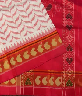White patola Silk Saree T4897672