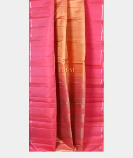 Peach Kanjivaram Silk Saree T4798622