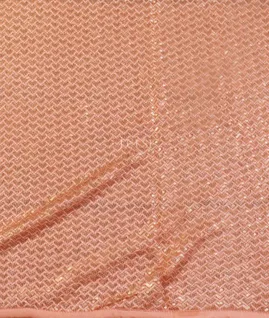 Peach Georgette Silk Embroidery Saree T4559173