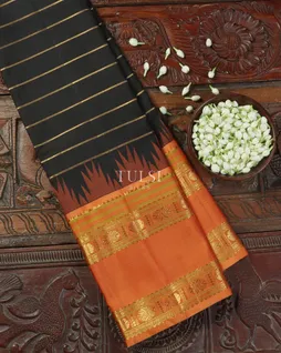 Black Kanjivaram Silk Saree T4760711