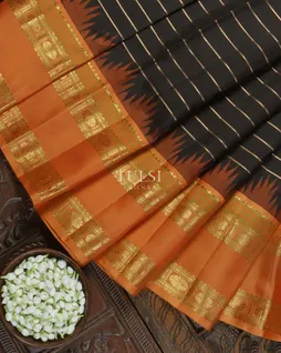 Black Kanjivaram Silk Saree T4760714