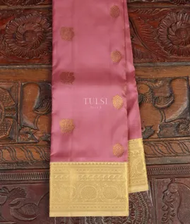 Pink Handwoven Kanjivaram Silk Saree T3751531