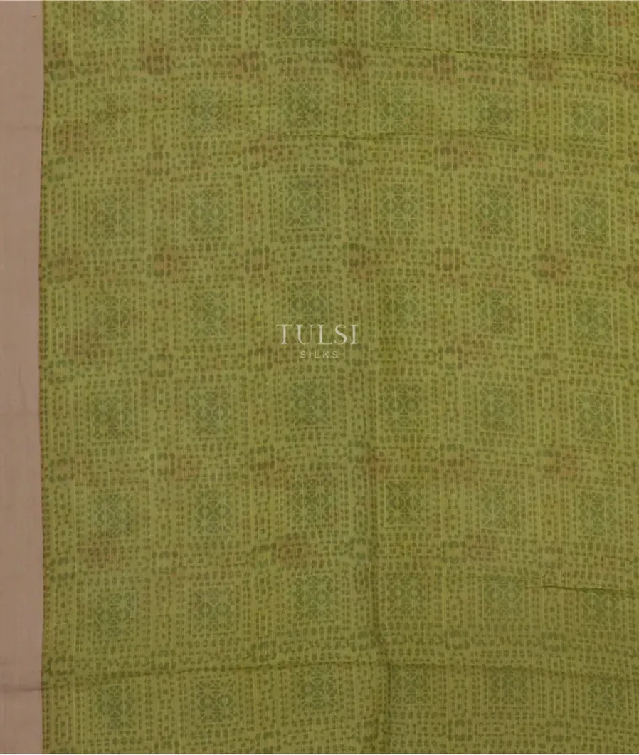 White Soft Printed Cotton Saree T4534263