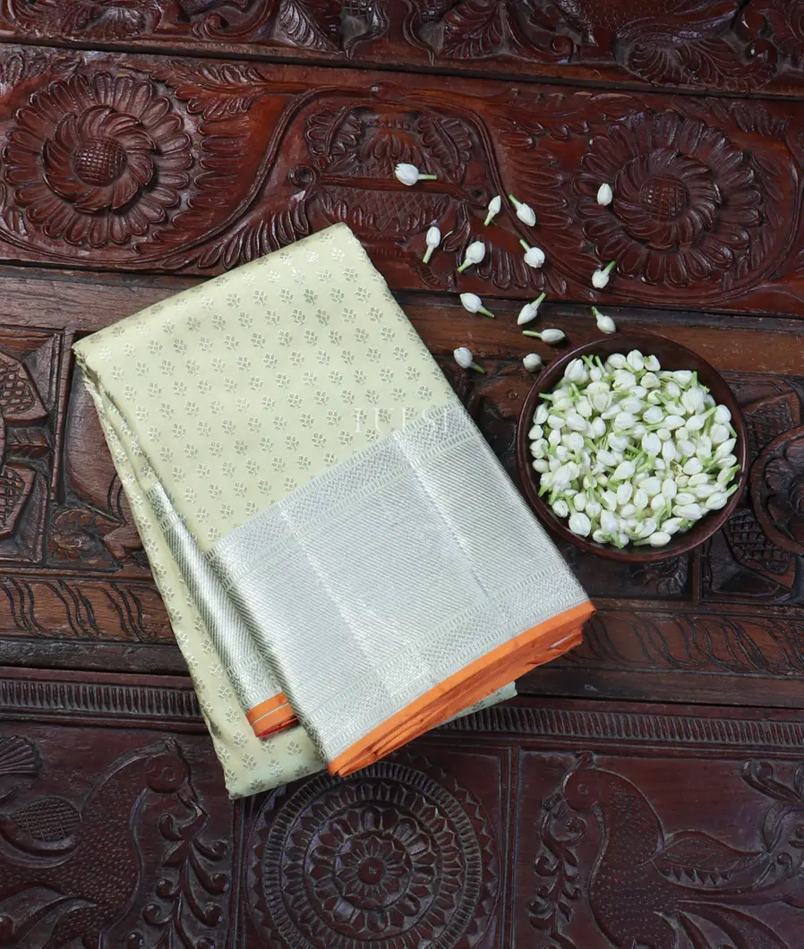 Pastel Green Kanjivaram Silk Saree T434939-image