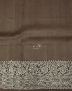 Beige Printed Banaras Kathan Silk Saree T4914893