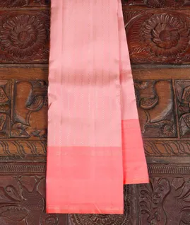 Pink Handwoven Kanjivaram Silk Saree T4859781