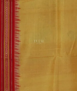 Yellow Vidarbha Tussar Saree T4915713