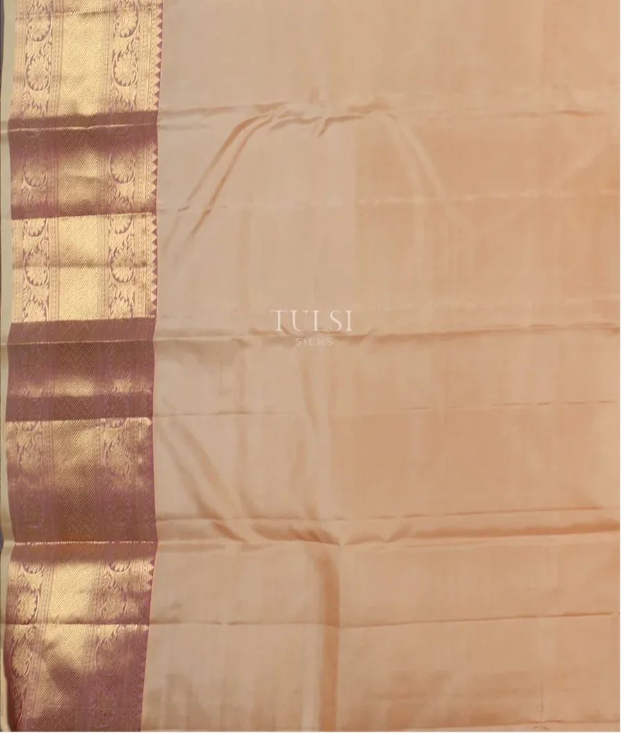 Beige Soft Silk Saree T4811103