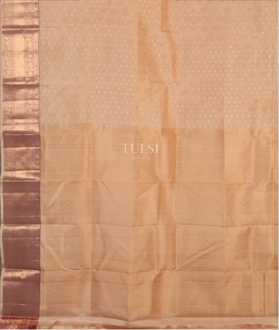 Beige Soft Silk Saree T4811104
