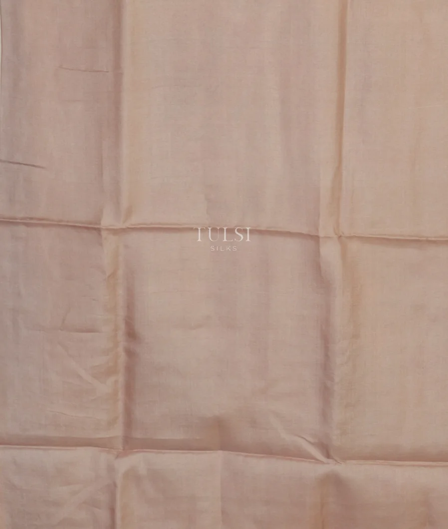 Beige Tussar Printed Saree T4919773