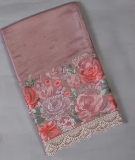 Lavender Tussar Embroidery Saree  T4917681