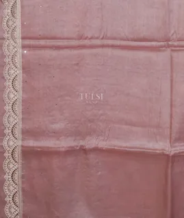 Lavender Tussar Embroidery Saree  T4917683