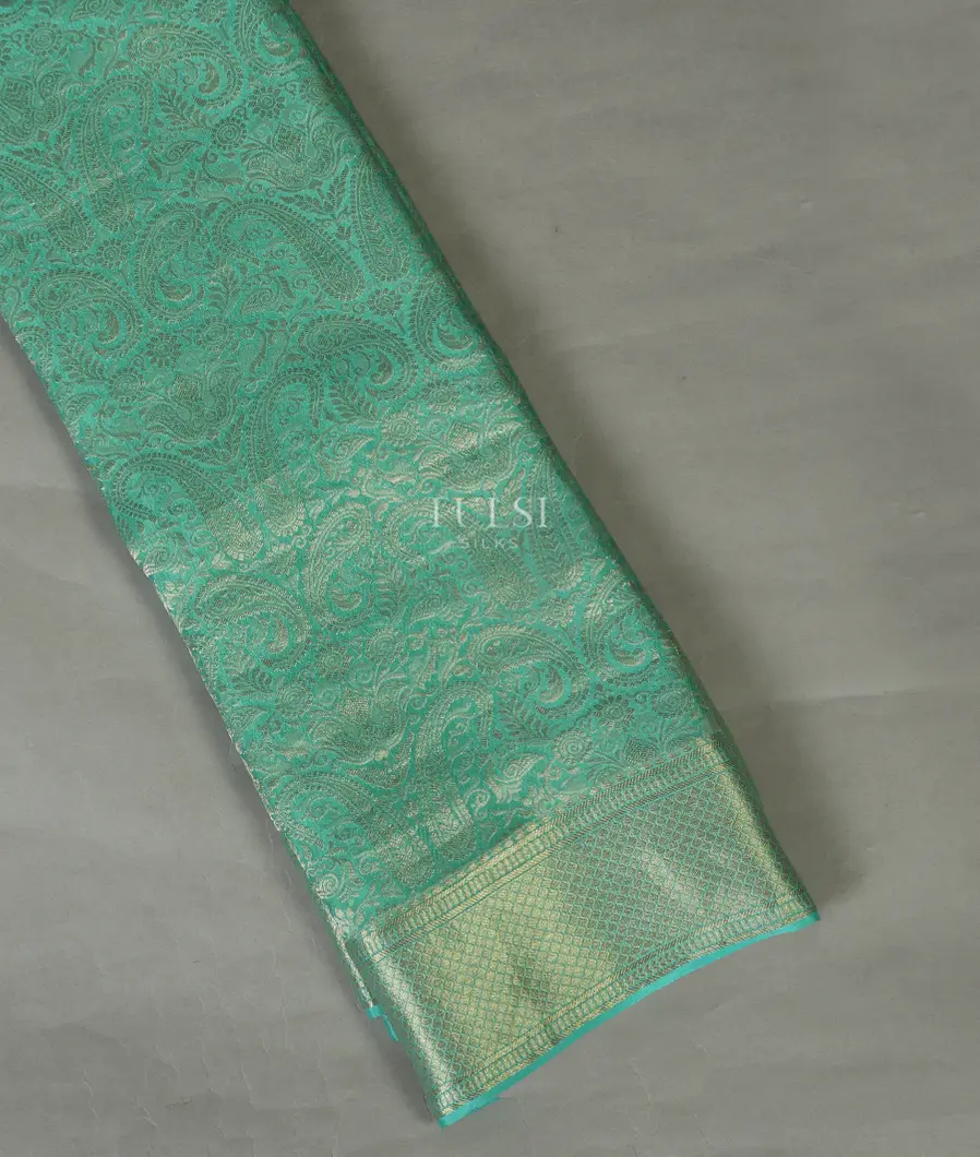 Green Mysore Crepe Silk Saree T490730-image