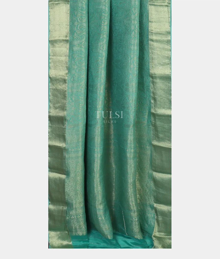 Green Mysore Crepe Silk Saree T4907302