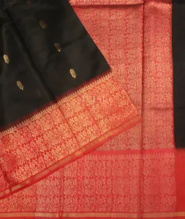 Black Dupion Raw Silk T3878091