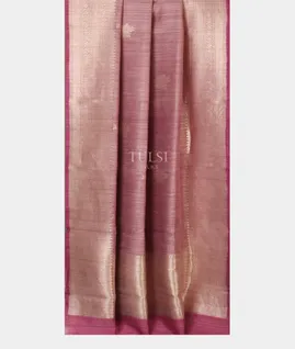 Lavender Banaras Tussar Saree T4959332