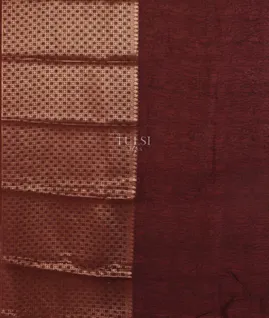 Maroon  Soft Printed Cotton Saree T4961803