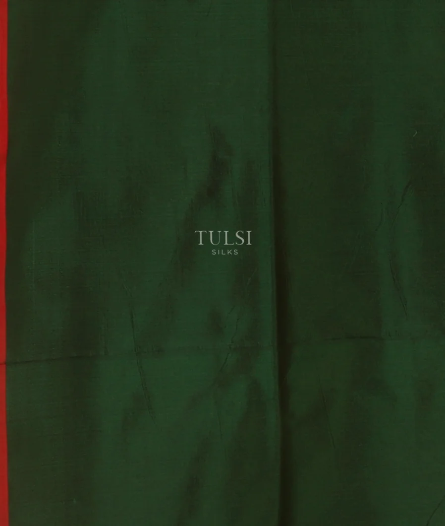 Green Banaras Silk Saree T4105313