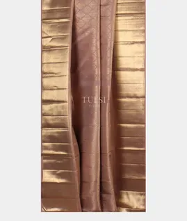 Mauve Pink Handwoven Kanjivaram Silk Saree T4815572