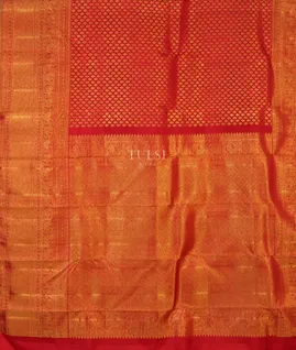 Red Kanjivaram Silk Saree T3246394