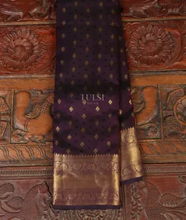 Purple Soft Silk Saree T4986131