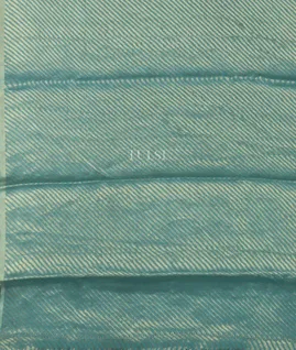 Blue Chiffon Embroidery Silk Saree T4438293