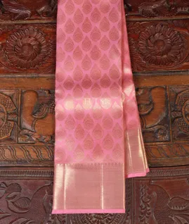 Pink Handwoven Kanjivaram Silk Saree T3323411